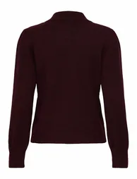 Funnel Neck Jumper/Sweater in Fine Knit - 5