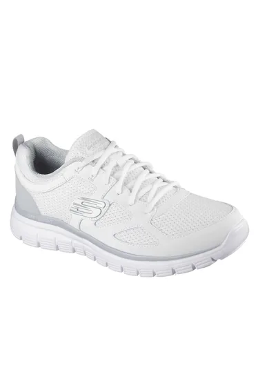 Skechers Mens Burns Agoura Trubuck Leather Trainers - White