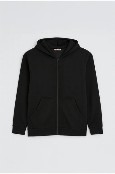 MIXRAY Women's Zip-front Hooded Hoodie