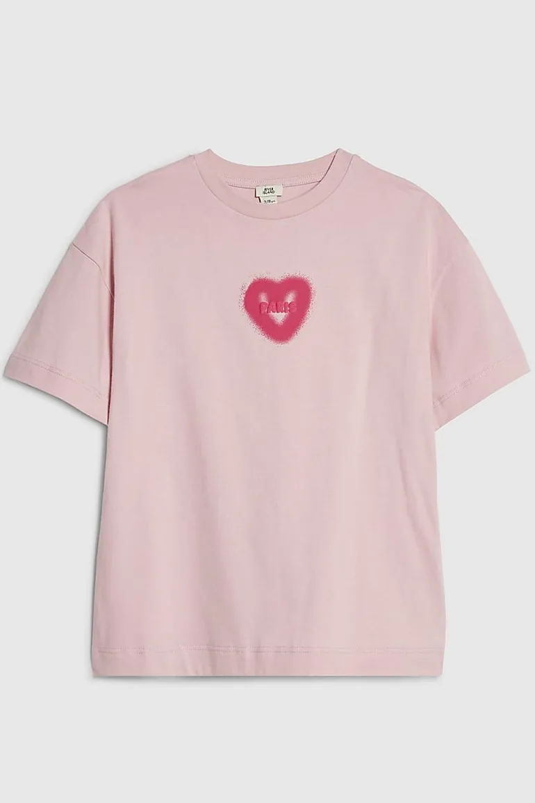 Girls Pink Graffiti T-shirt