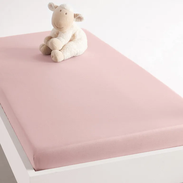 شرشف سرير أطفال قطن بحواف مطاطية - 1