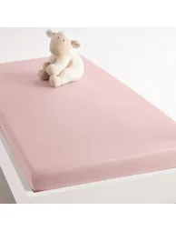 شرشف سرير أطفال قطن بحواف مطاطية - 1