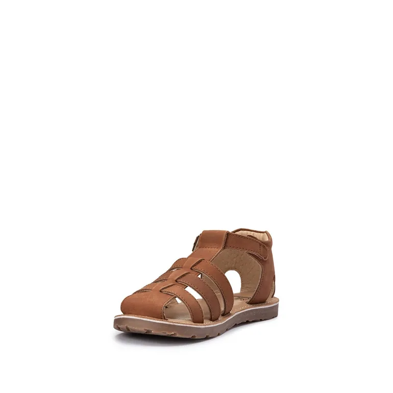 Kids Vegetable Tanned Leather Sandals - 1