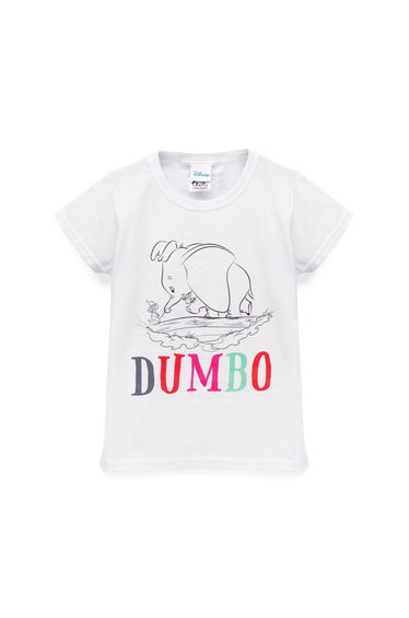 Dumbo Girls Sketch T-Shirt - White