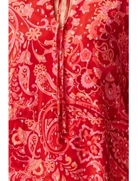 Pink Woven Midaxi Dress - 3