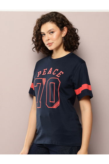 Women Oversized Printed T-Shirt
