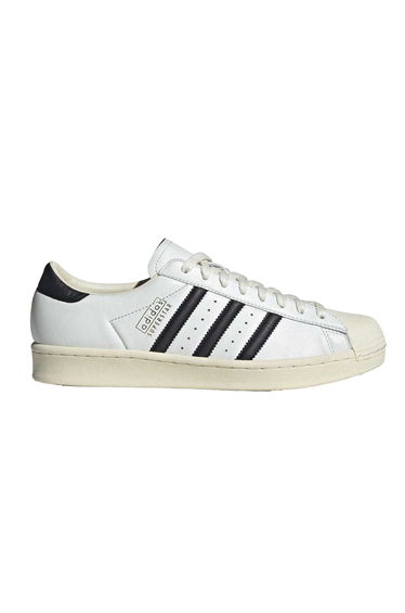 Adidas Mens Superstar Shell Leather Trainers - White/Black