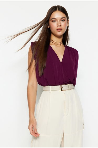 Bodysuit - Purple - Slim fit