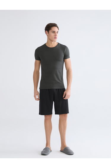Men's Crew Neck Short Sleeve Undershirt