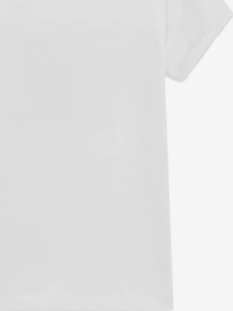 Guess Girls Heart Logo T-Shirt in White - 3