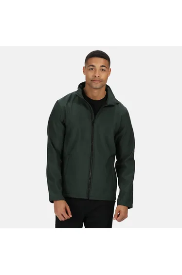 Regatta Standout Mens Ablaze Printable Soft Shell Jacket - Dark Spruce/Black