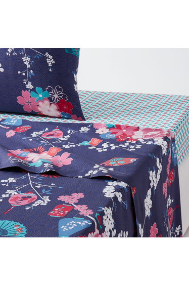 MISS SHANGAI Printed Cotton Flat Sheet