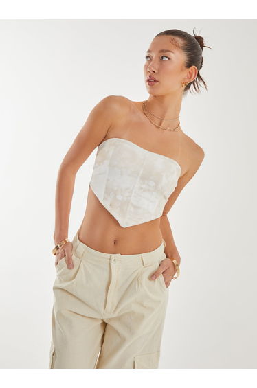 Watermark Seam Corset Top