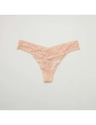 Pack of 3 lace thongs PINK - 2