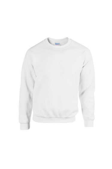 Gildan Mens Heavy Blend Sweatshirt - White