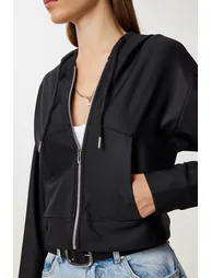 هودي هابينس إسطنبول أسود بأكمام طويلة - 3