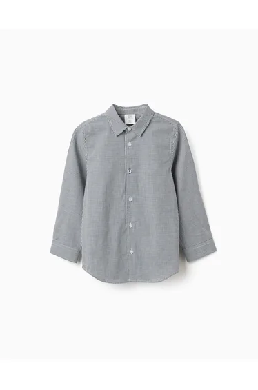 Shirt Ls Poplin, Dark Blue