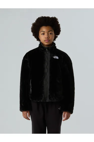 The North Face Girls Reversible Shasta Jacket in Black