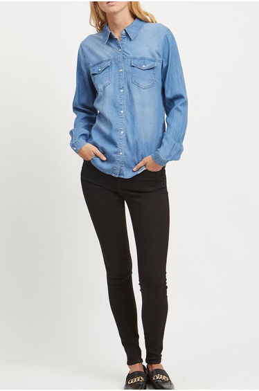 Fitted Shirt with Long Sleeves