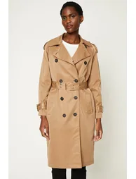 Cuff Detail Trench Coat - 3