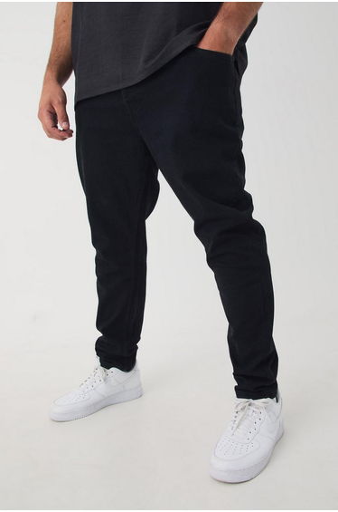 Plus Stretch Skinny Fit Jean - true black