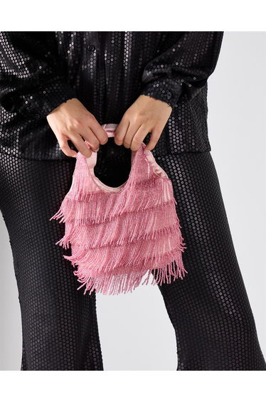 Fringe Mini Bag - Pink