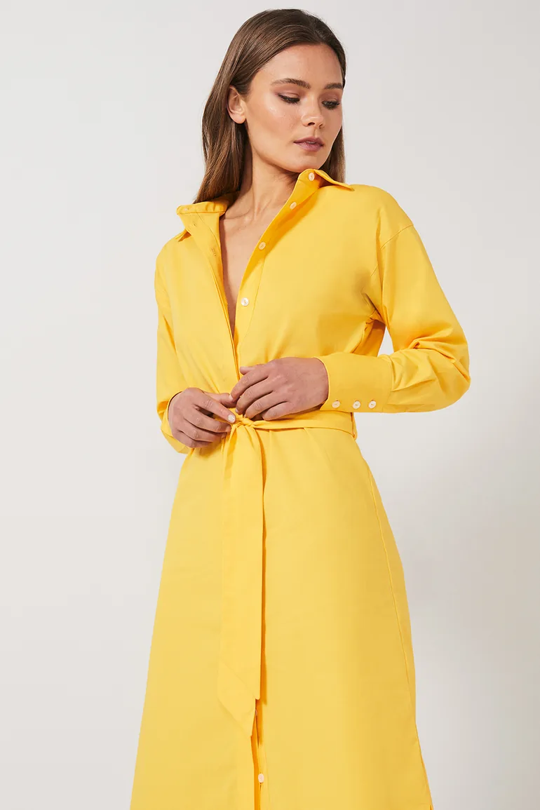 BYV London Yellow Shirt Dress - 2