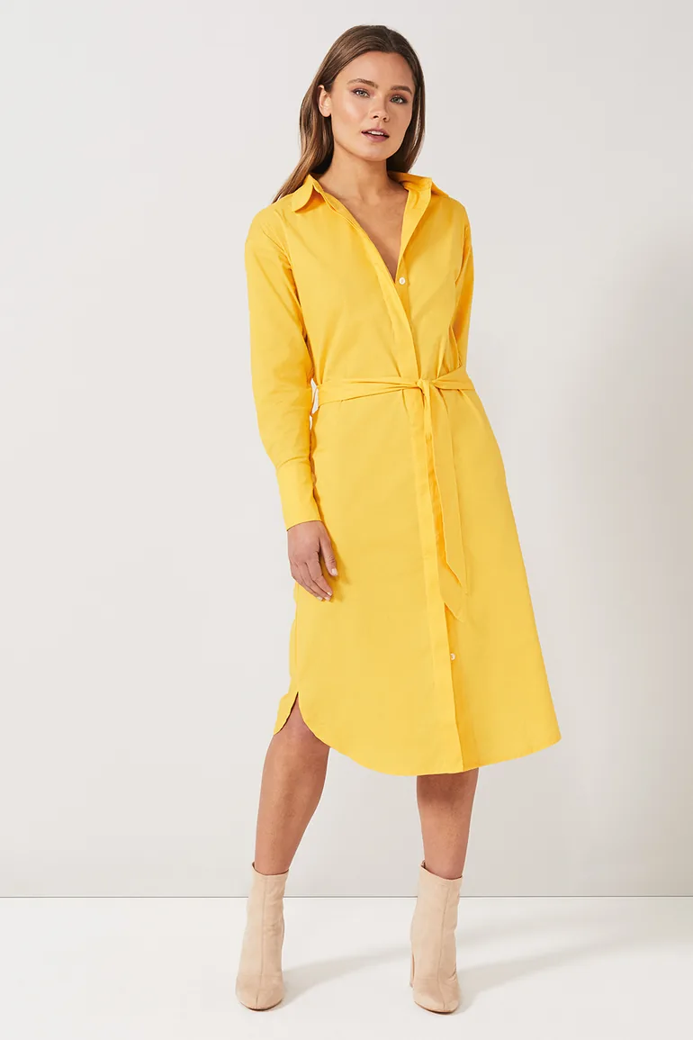 BYV London Yellow Shirt Dress