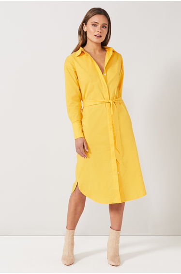 BYV London Yellow Shirt Dress