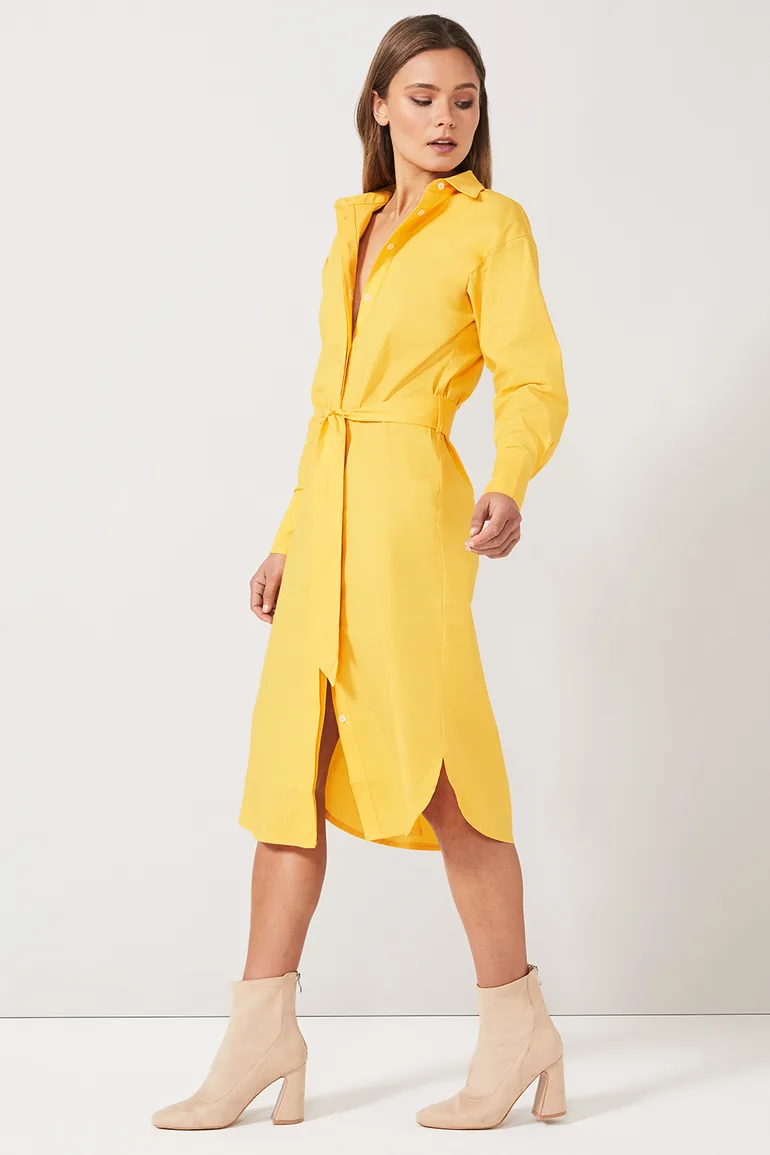 BYV London Yellow Shirt Dress - 1