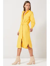 BYV London Yellow Shirt Dress - 1