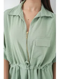 BDART Textured Zippered Shirt with Pocket - 5