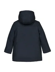 Recycled Hooded Pea Coat in Wool Mix - 4