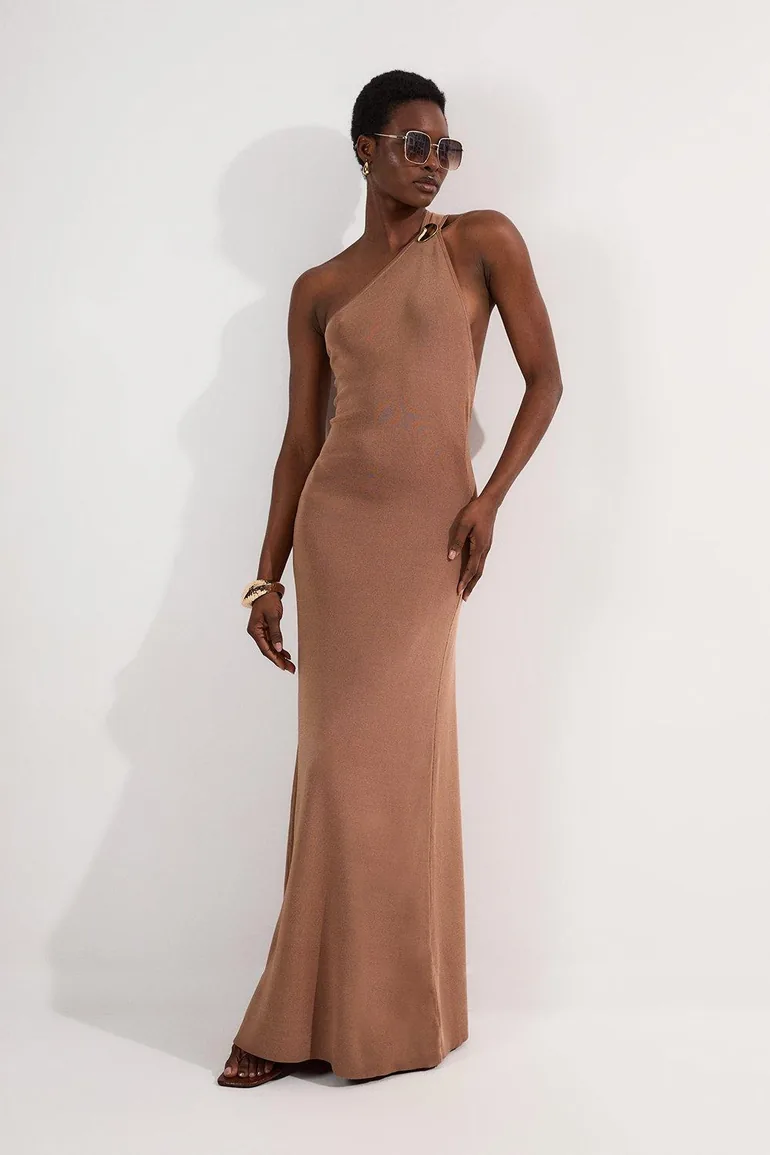 backless knitted dress Sale | Miista Buffy Dress