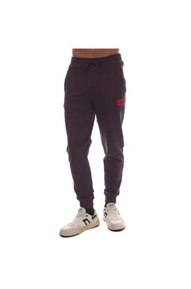 بنطلون بدلة رياضة رجالي بطبعة شعار لون أرجواني