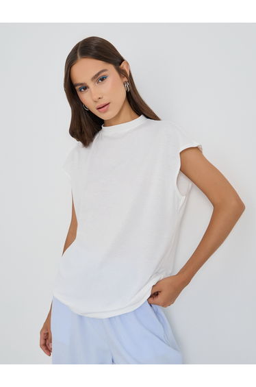 Solid Sleeveless Regular Fit T-Shirt