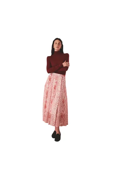 Cath Kidston Womens/Ladies Pleated Skirt - Pink