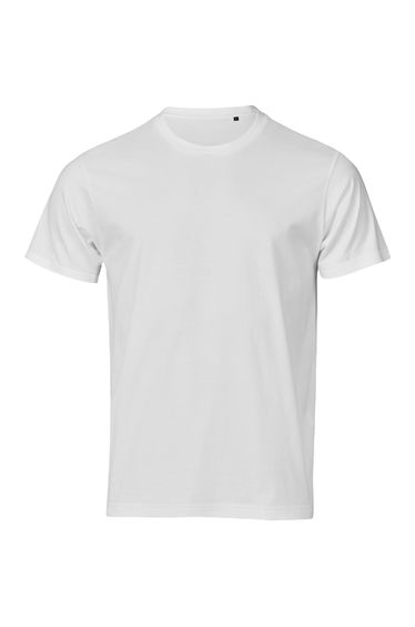 Tee Jays Mens Unlabeled Enzyme Washed T-Shirt - White