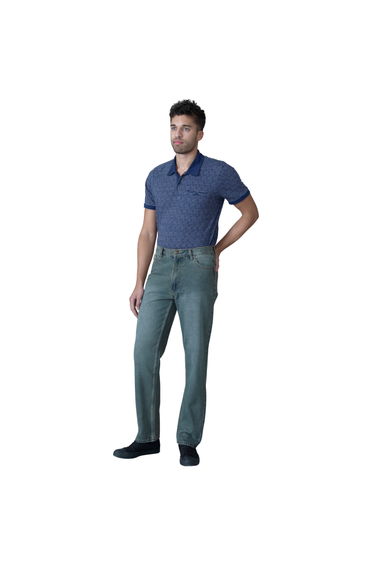 Duke Mens D555 Rockford Denim Comfort Jeans - Dirty Denim