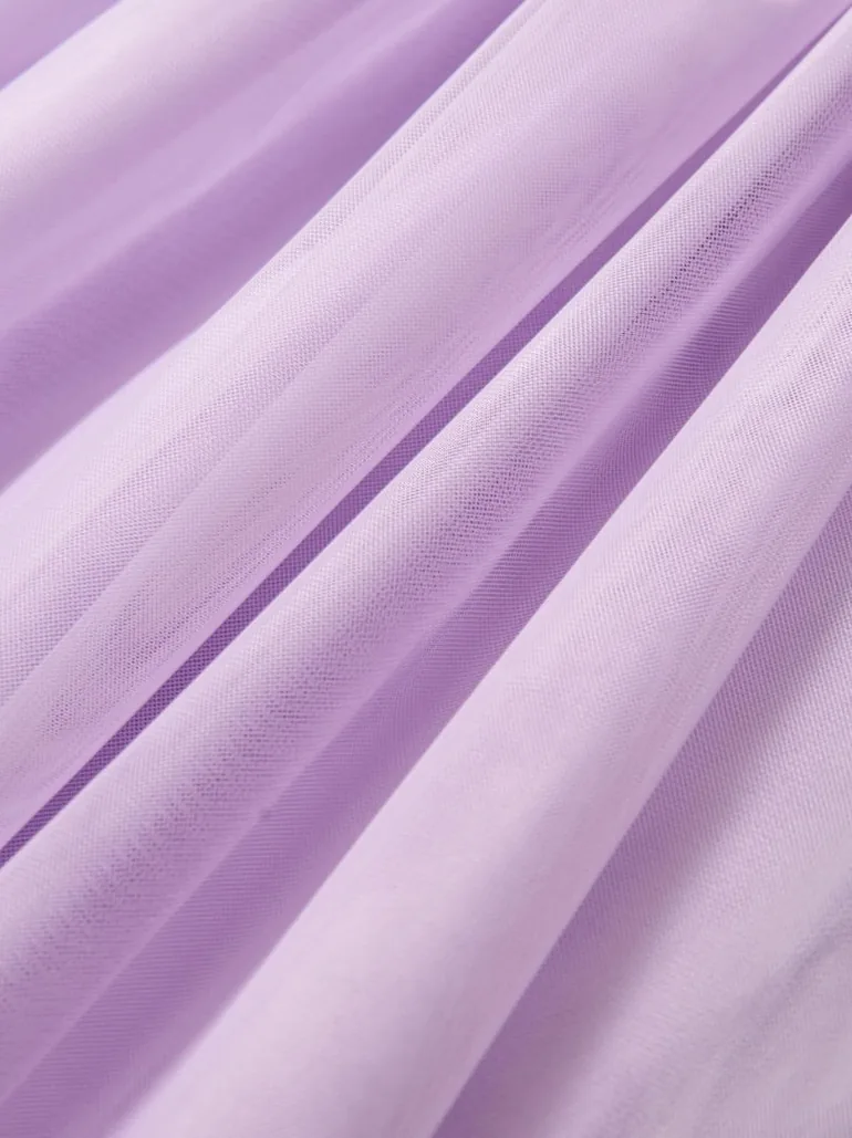 تنورة فيمي9 ماكسي شيفون بنفسجية - 3