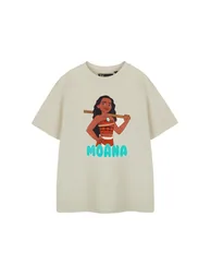 Moana Girls Short-Sleeved T-Shirt - Oatmeal