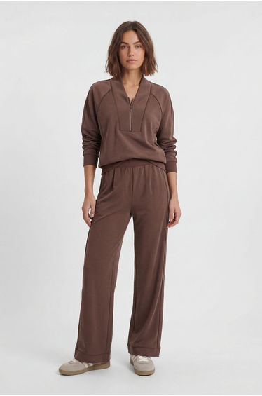 Petite Premium Luxe Wide Leg Jogger