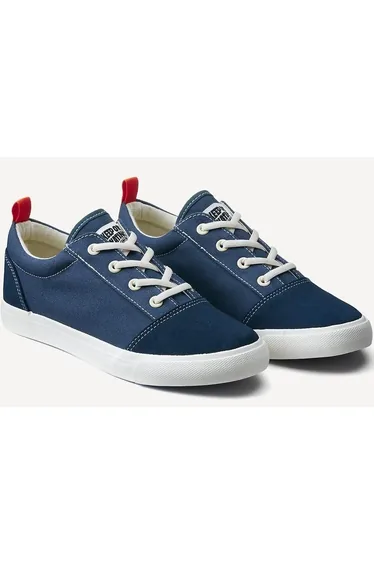 Kids Canvas Trainers with Elasticated Laces