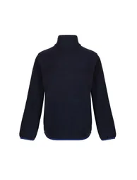 Regjun Boys Microfleece Full Zip Fleece Jacket - Navy/New Royal - 1