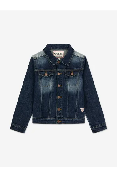Guess Boys Comfort Denim Jacket in Blue