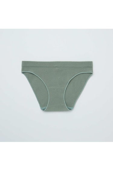 Knit fabric briefs kakhi