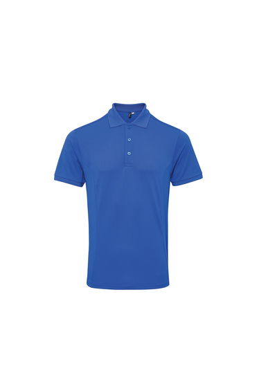 Premier Mens Coolchecker Plus Pique Polo With CoolPlus - Royal