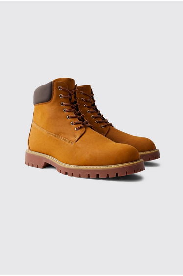 BoohooMAN Beige Boots