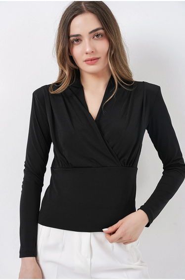 BDART V-Neck Drape Blouse