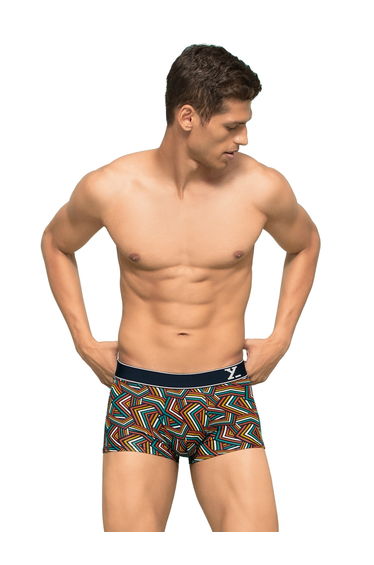 Pack of 2 - Men Printed Breathable Cotton Trunks